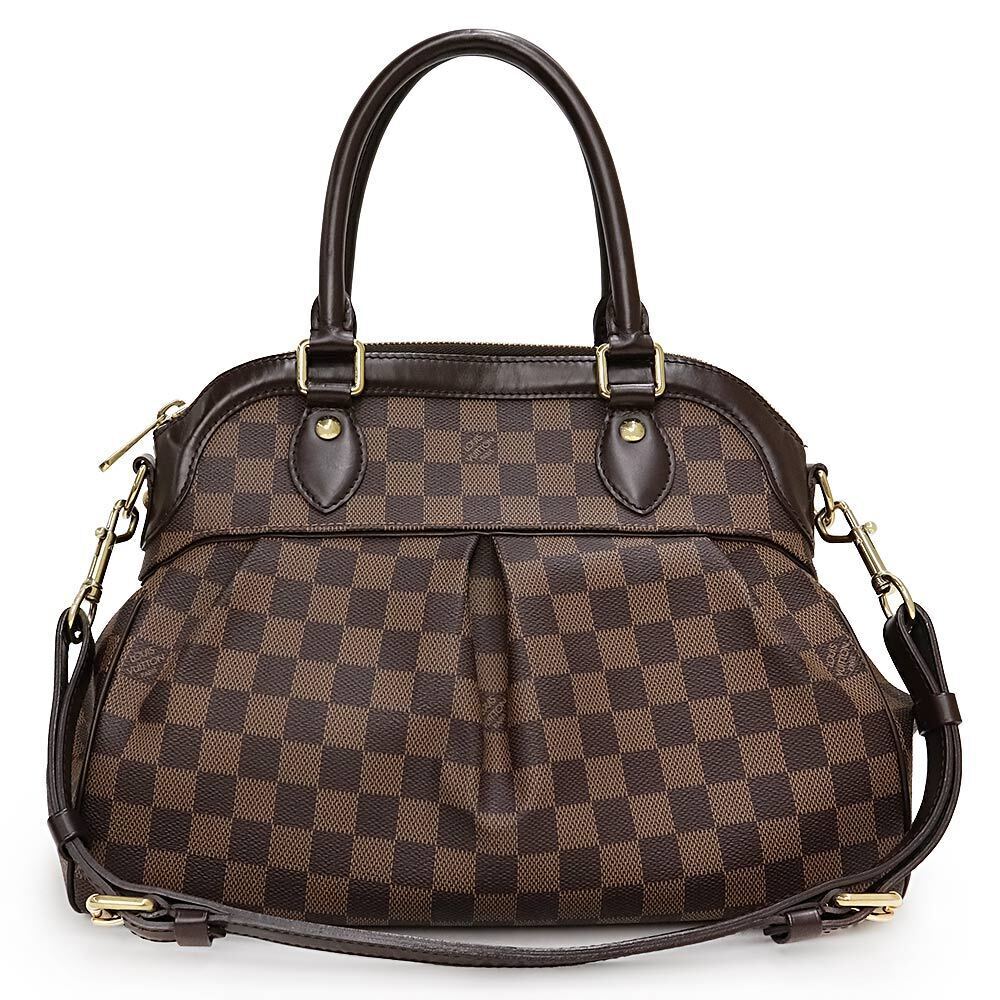Louis Vuitton Trevi Shoulder Handbag Damier Brown